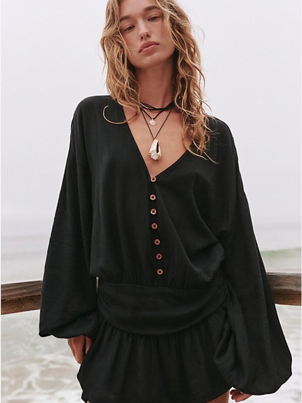 Free People Carson Drop Waist Romper